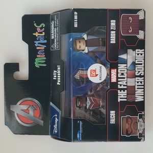 Marvel Avengers Minimates Falcon and Baron Zemo
